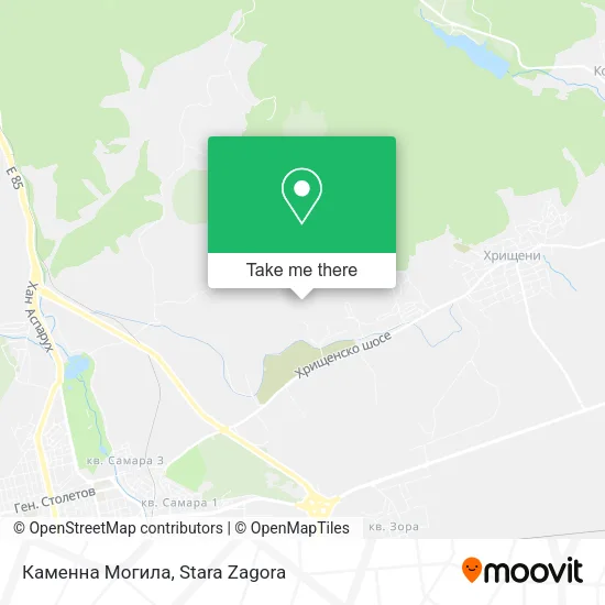 Карта Каменна Могила
