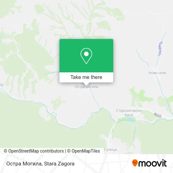 Карта Остра Могила