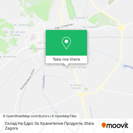 Склад На Едро За Хранителни Продукти map