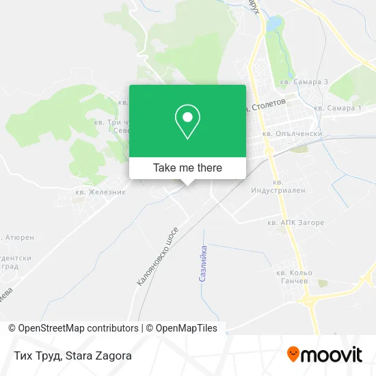 Карта Тих Труд