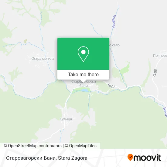 Старозагорски Бани map