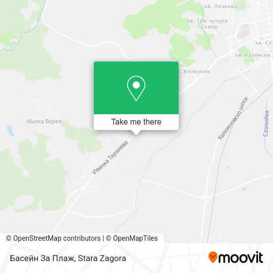 Карта Басейн За Плаж