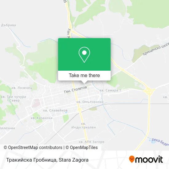 Карта Тракийска Гробница