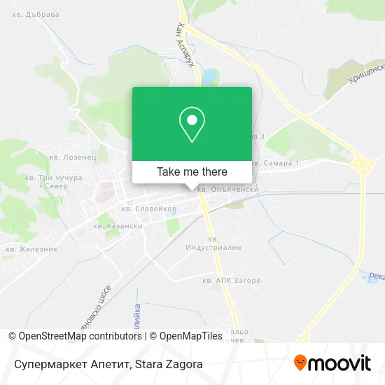 Карта Супермаркет Апетит