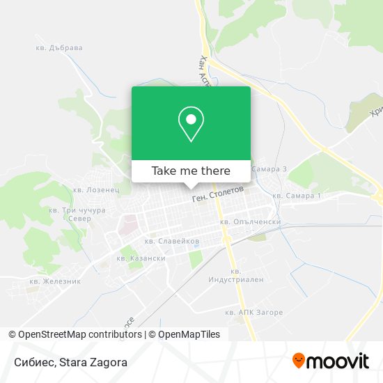 Сибиес map