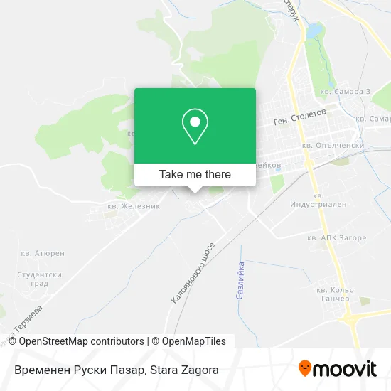 Карта Временен Руски Пазар