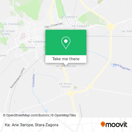 Кв. Апк Загоре map