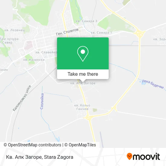 Карта Кв. Апк Загоре