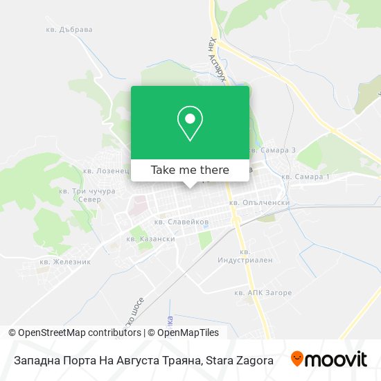 Западна Порта На Августа Траяна map