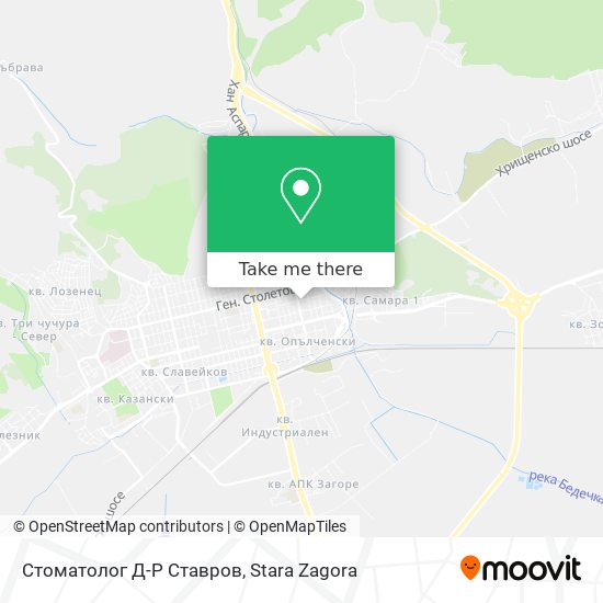 Стоматолог Д-Р Ставров map