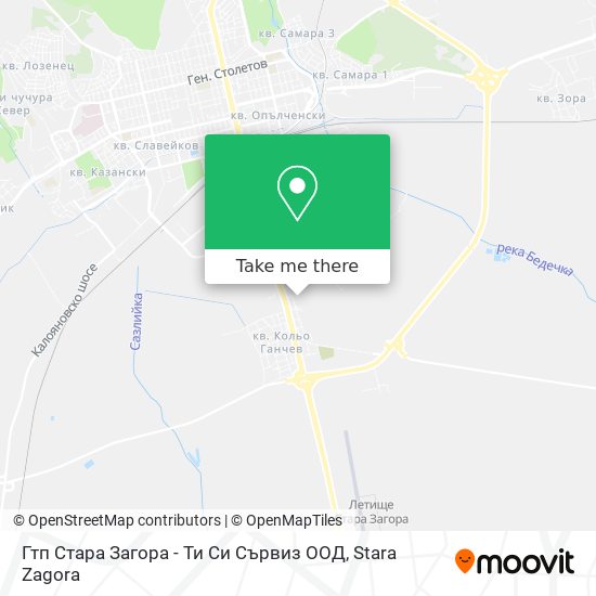 Гтп Стара Загора - Ти Си Сървиз ООД map