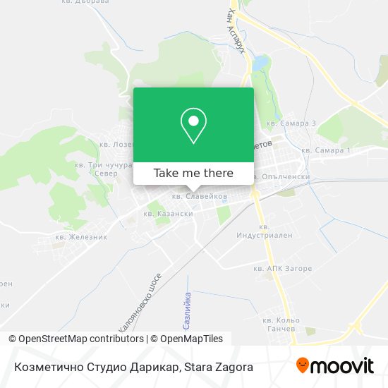 Козметично Студио Дарикар map
