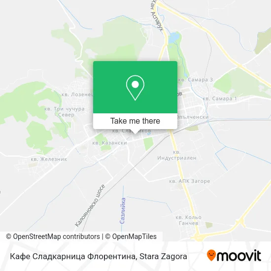 Карта Кафе Сладкарница Флорентина