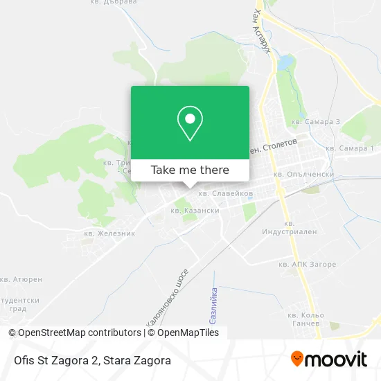 Карта Ofis St Zagora 2