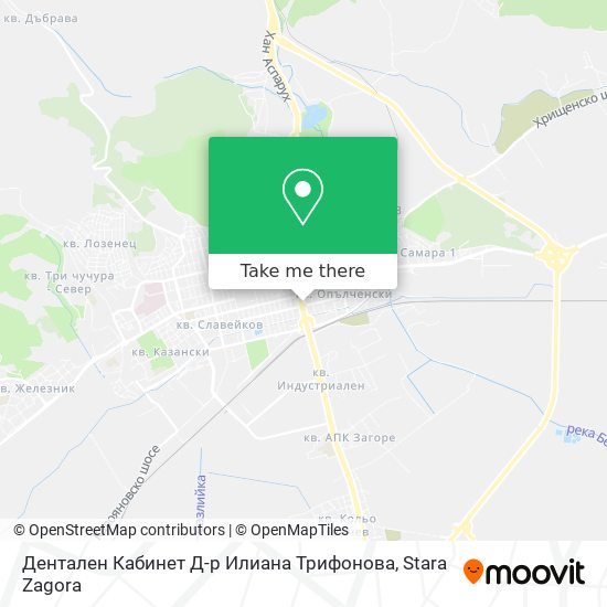 Дентален Кабинет Д-р Илиана Трифонова map
