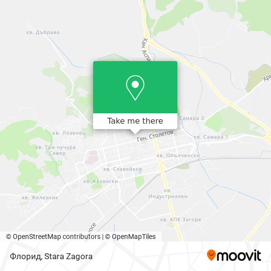 Флорид map