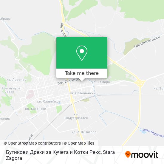 Карта Бутикови Дрехи за Кучета и Котки Рекс