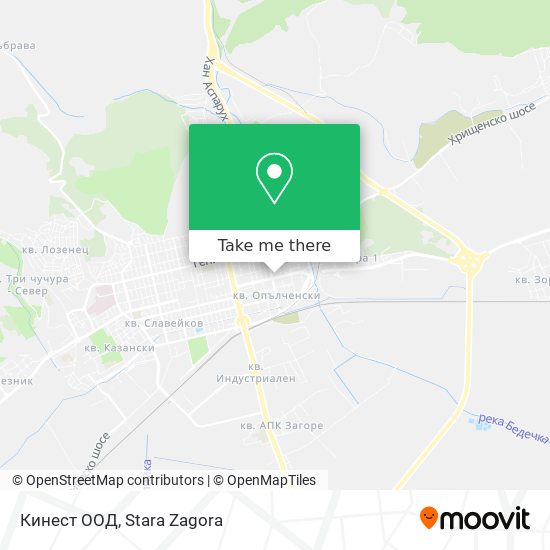 Кинест ООД map