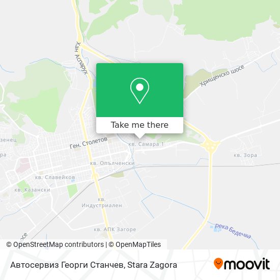 Автосервиз Георги Станчев map