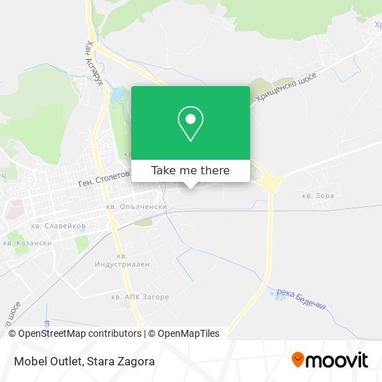 Mobel Outlet map