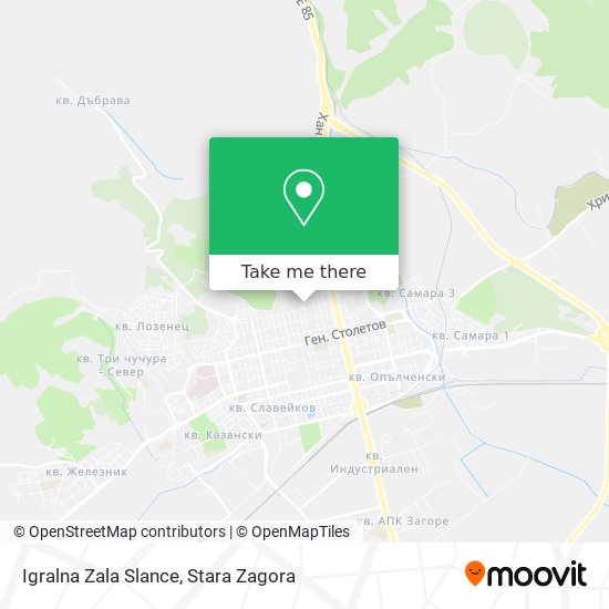 Igralna Zala Slance map