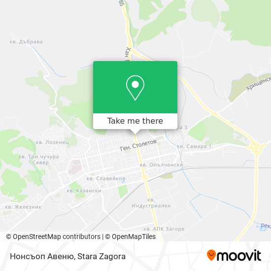 Нонсъоп Авеню map