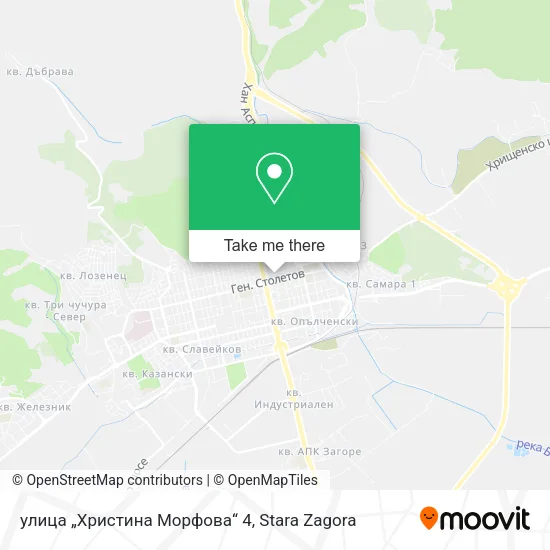 Карта улица „Христина Морфова“ 4