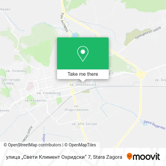 Карта улица „Свети Климент Охридски“ 7
