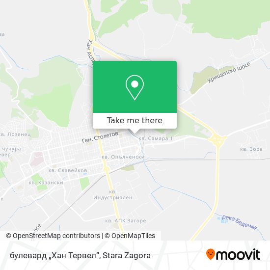 булевард „Хан Тервел“ map