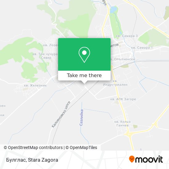 Булглас map
