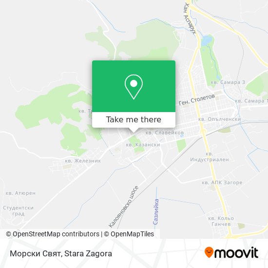 Морски Свят map