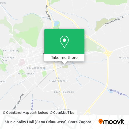 Municipality Hall (Зала Общинска) map