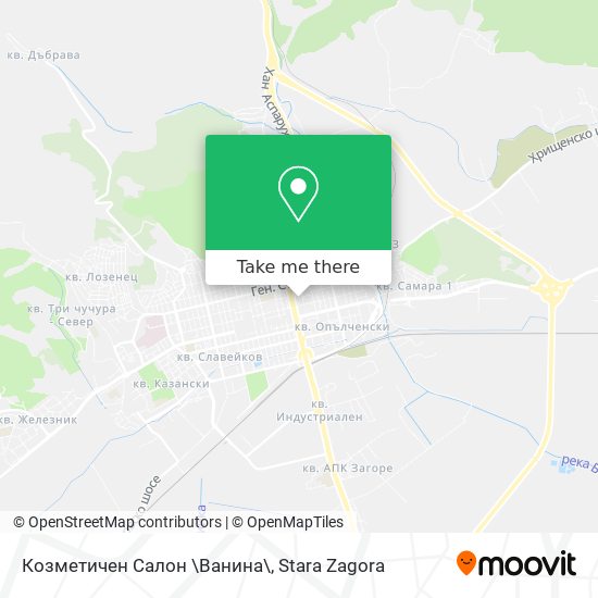Козметичен Салон \Ванина\ map