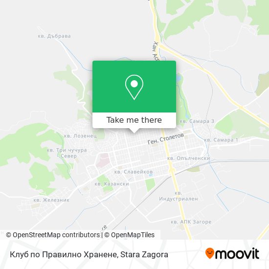 Клуб по Правилно Хранене map