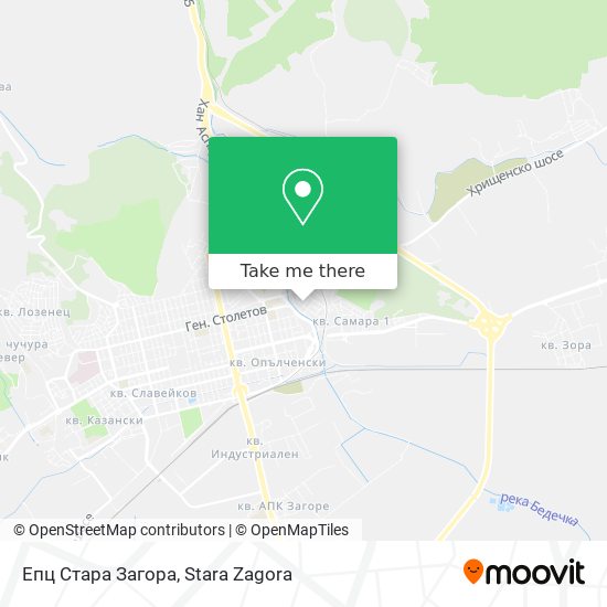 Епц Стара Загора map