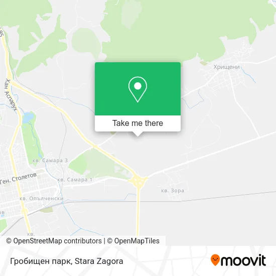 Карта Гробищен парк