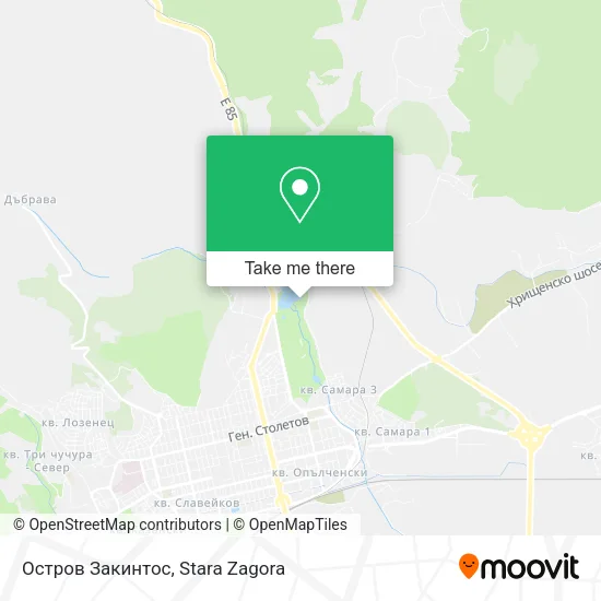 Карта Остров Закинтос