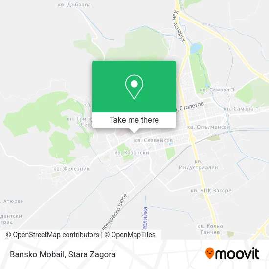 Карта Bansko Mobail