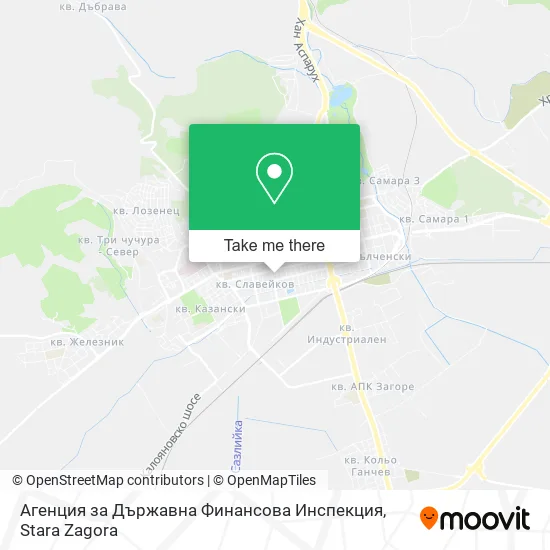 Карта Агенция за Държавна Финансова Инспекция