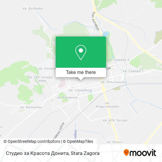 Студио за Красота Донита map