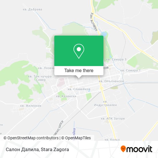 Салон Далила map