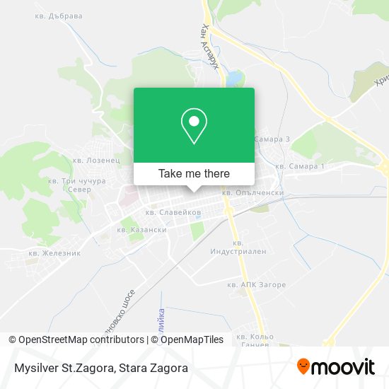 Карта Mysilver St.Zagora