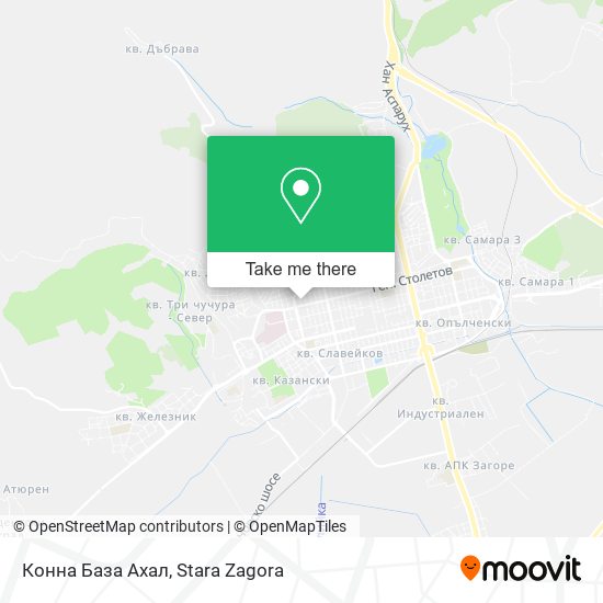Конна База Ахал map