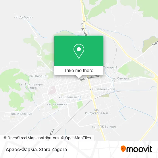 Карта Арзос-Фарма