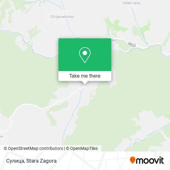 Карта Сулица