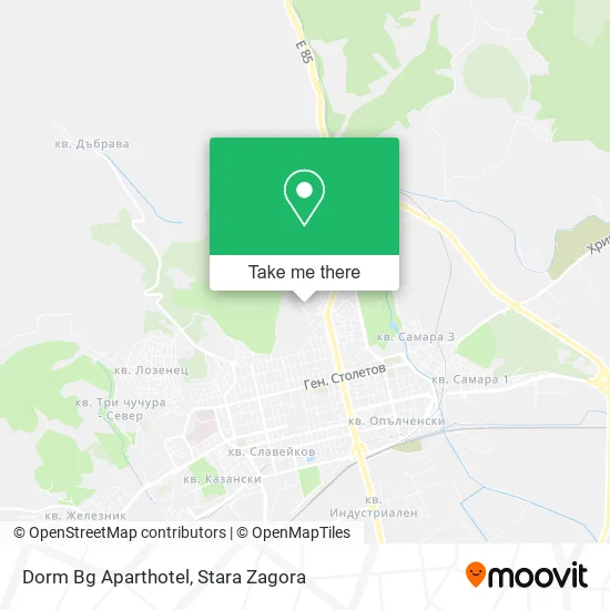 Карта Dorm Bg Aparthotel