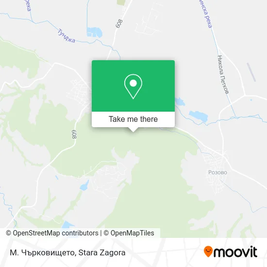 Карта М. Чърковището
