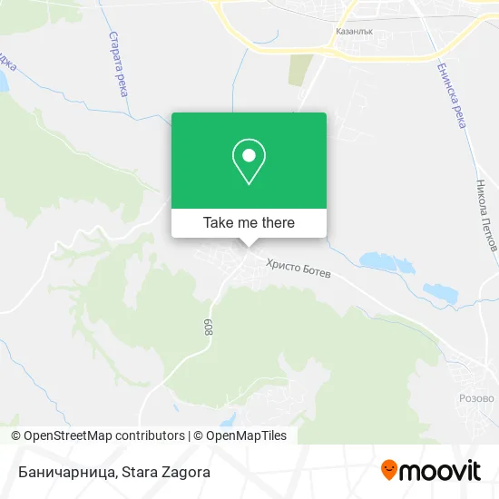 Карта Баничарница