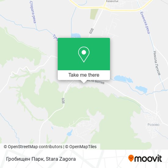 Карта Гробищен Парк