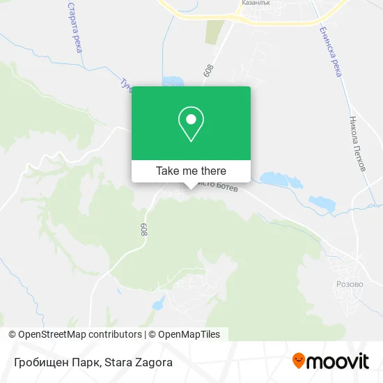 Карта Гробищен Парк